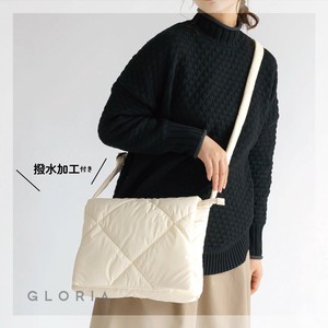 Shoulder Bag Ladies fashion Cotton Batting Shoulder Bag Water-Repellent Finish [2024 A/W]