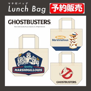 【予約販売】(10月入荷予定) ミニトートバッグ"ゴーストバスターズ"(マチ付コットンバッグ）