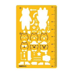 カードサイズテンプレート　ネコ(Cat) 8822-833