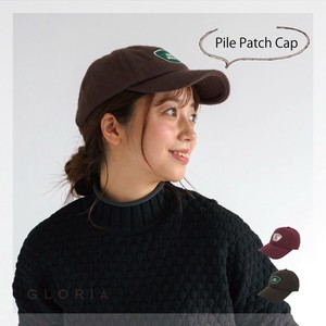 鸭舌帽 女士 2024年 烫布贴/徽章 男女兼用 立即发货 绒布