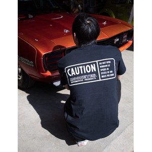 MOON CAUTION Tシャツ [TM567BK]