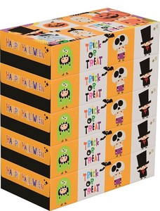 ハッピーハロウィン BOXティッシュ 100W5P