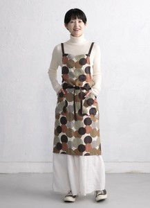 预购 围裙 亚麻混纺 日本制造