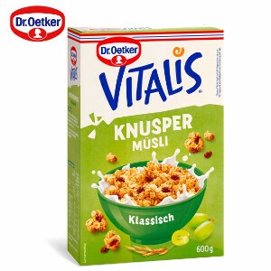 【朝食用シリアル】ビタリス　クランチミューズリークラシック 600g【ドクターオツカー】