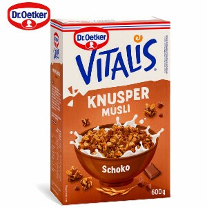 【朝食用シリアル】ビタリス　クランチミューズリーチョコレート 600g【ドクターオツカー】