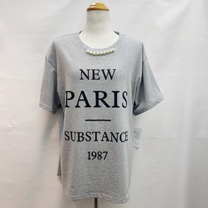T-shirt Pearl Pullover Tops 2024 Spring/Summer