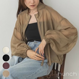 Blouson Jacket Zip Blouson Sheer [2024 S/S NEW]