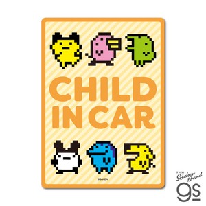 たまごっち 車用ステッカー CHILD IN CAR ゲーム グッズ コレクション イラスト キャラクター TMGC035
