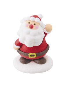 シュガードールごあいさつサンタ クリスマスケーキデコレーション サンタクロース 装飾