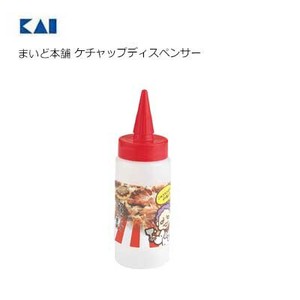 KAIJIRUSHI Spatula/Rice Scoop Hand Soap Dispenser Ketchup