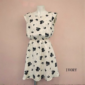 Casual Dress Floral Pattern Sleeveless One-piece Dress