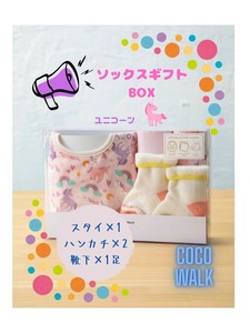 婴儿服装/配饰 袜子 独角兽 礼盒 日本制造