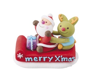 シュガードールなかよしプレゼントソリ クリスマスケーキデコレーション 装飾