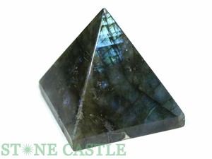 ☆一点物☆【置き石】ピラミッド型 ラブラドライト No.43 【天然石 パワーストーン】