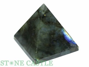 ☆一点物☆【置き石】ピラミッド型 ラブラドライト No.44 【天然石 パワーストーン】