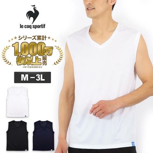 ルコック インナー サーフシャツ メンズ メッシュ 肌着 Tシャツ 速乾 le coq sportif M ホワイト
