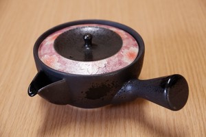 波佐見焼 急須 平急須 陶器 桜 さくら 日本茶 日本製 食器 茶こし
