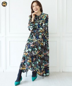 Casual Dress Animals One-piece Dress Switching Tiered 【2024NEW】