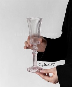 【定番商品】INSスタイル ガラスグラス シャンパンカップ ワイングラス