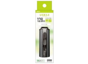 【特LMTq20240619】USBフラッシュメモリ 128GB スライド式 L-US128-3.0