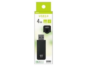 【特LMTq20240619】USBフラッシュメモリ 4GB キャップ式 L-US4-CPB