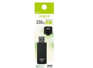 【特LMTq20240619】USBフラッシュメモリ 256GB キャップ式 L-US256-CPB