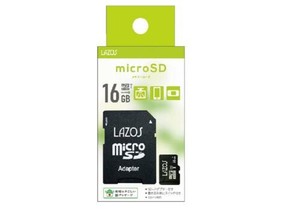 【特LMTq20240619】マイクロSDカード UHS-1 16GB L-B16MSD10-U1