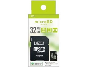 【特LMTq20240619】マイクロSDカード UHS-1 32GB L-B32MSD10-U1