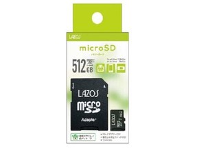 【特LMTq20240619】マイクロSDカード UHS-1 U3 512GB L-B512MSD10-U3