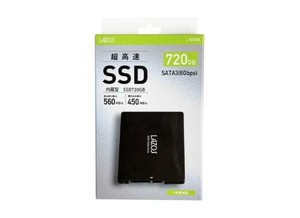 【特LMTq20240619】内蔵SSD 720GB 2.5インチ L-ISS720