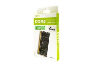 【特LMTq20240619】DDR4-2666 4GB ノートPC用 L-D4N4G