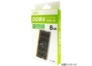 【特LMTq20240619】DDR4-2666 8GB ノートPC用 L-D4N8G
