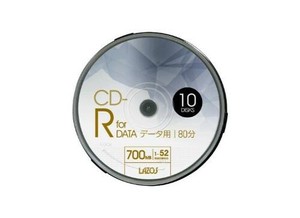 【特LMTq20240619】CD-R データ用 10枚スピンドル L-CD10P