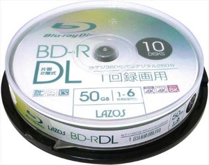 【特LMTq20240619】BD-R DL 10枚スピンドル L-BDL10P