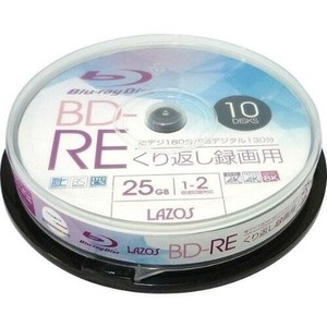 【特LMTq20240619】BD-RE 10枚スピンドル L-BRE10P
