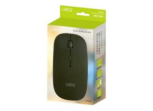 【特LMTq20240619】ワイヤレスマウス Bluetooth＆2.4GHz 薄型 ブラック L-BTM-B