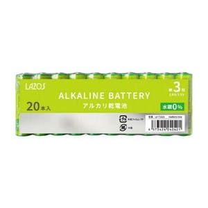 【特LMTq20240619】アルカリ乾電池 単3形×60本BOX （20本×3パック） B-LA-T3X20