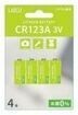 【特LMTq20240619】カメラ用リチウム電池 CR123A×4本パック L-CR123AX4
