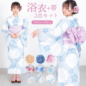 Kids' Yukata/Jinbei Little Girls Japanese Pattern Kids Set of 2