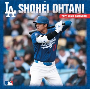 アメリカより輸入　TURNER SPORT社　MLB SHOHEI OHTANI 2025年WALLカレンダー