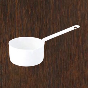 Enamel Measuring Spoon Blanc Straight Cutlery 100ml Made in Japan
