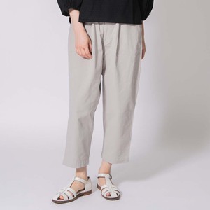 Cropped Pant Cropped Tuck Pants Cotton