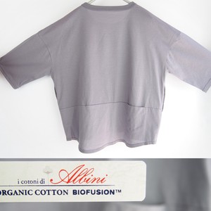 T-shirt Pullover Pocket Organic Cotton 2024 Spring/Summer Made in Japan