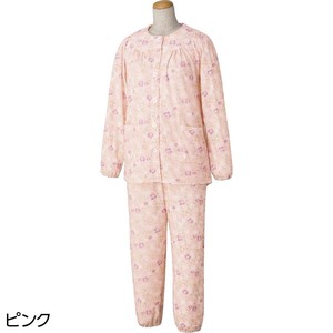 ケアファッション ワンタッチパジャマ(婦人) ピンク LL 9798003