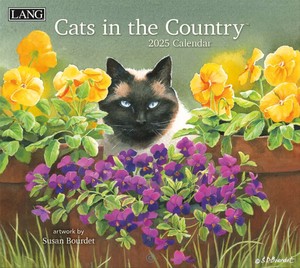 アメリカ　ラング社　2025年　壁掛けカレンダー　Cat in the Country