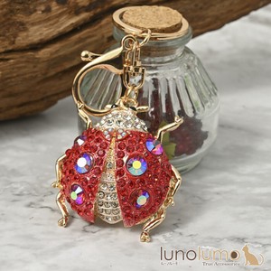 Key Ring Key Chain Sparkle Ladybugs Crystal