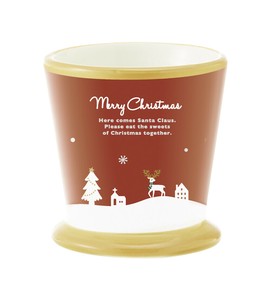 クリスマスナイトカクテルカップレッド マグカップ プリン ゼリー ムース フルーツ デザートカップ