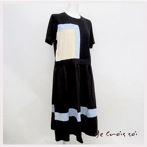 Casual Dress Design One-piece Dress Switching Cut-and-sew