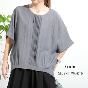 Button Shirt/Blouse Dolman Sleeve Pullover Tuck 【2024NEW】