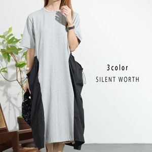 Casual Dress Color Palette Pocket Shirring One-piece Dress 【2024NEW】